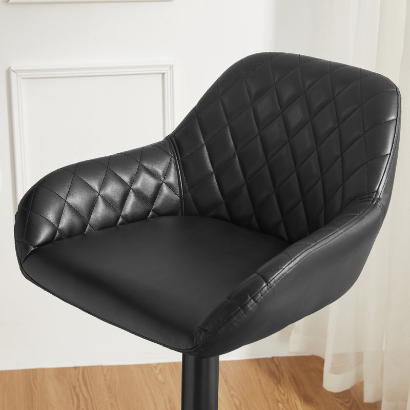 Ensemble de tabourets de bar Azarie, Noir