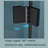 Shower Door 32'' - W x 72'' H Door Frameless Shower Door with-101852000