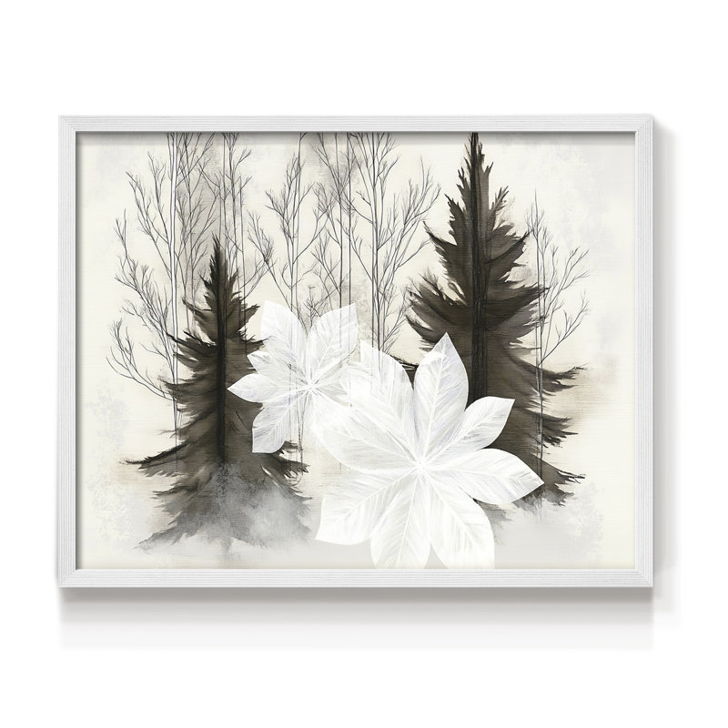 Chirstmas Art-DCLxxxi - reproduction encadrée, H 16 po x l 20 po, Blanc