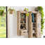 Railway Solid Wood 50 cm W Display Cabinet-102960264