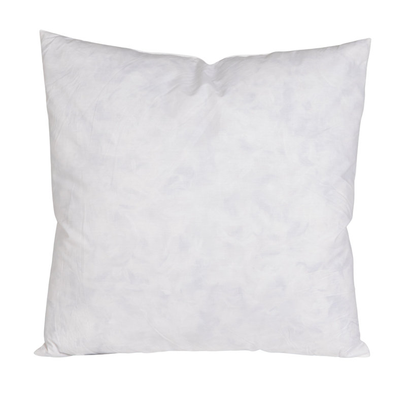 18" X 18" Duck Feather Down Pillow Insert, Square 18"