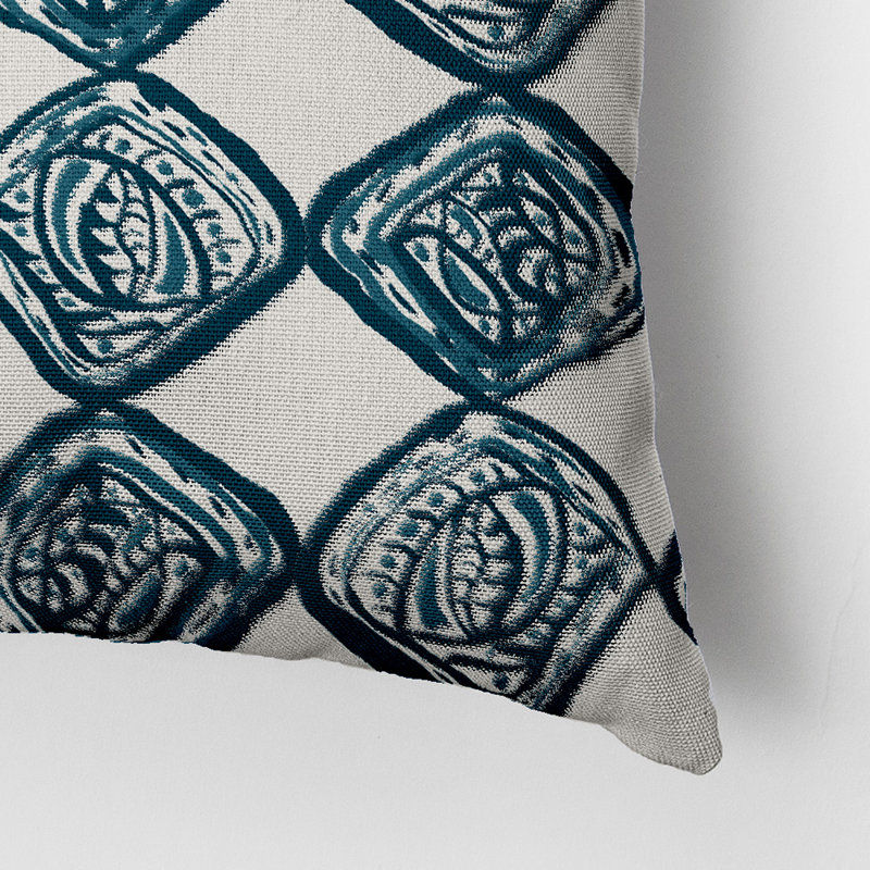 Housse et insert de coussin extérieur d'extérieur, 20 po X 20 po, Bleu sarcelle