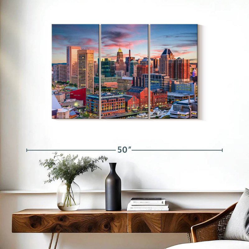 Sireci Baltimore Sunset, 24" H x 38" W