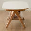 Table basse ovale à dalle