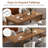 70-106In Large Extendable Kitchen Table, Wooden Rectangular Dining Table Suitable For 6~8 People-445893864-445893859