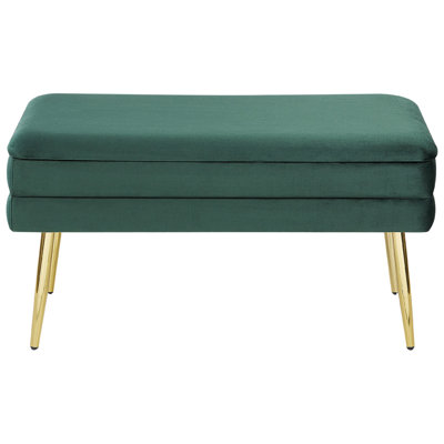 Alicija Velvet Upholstered Storage Bench
