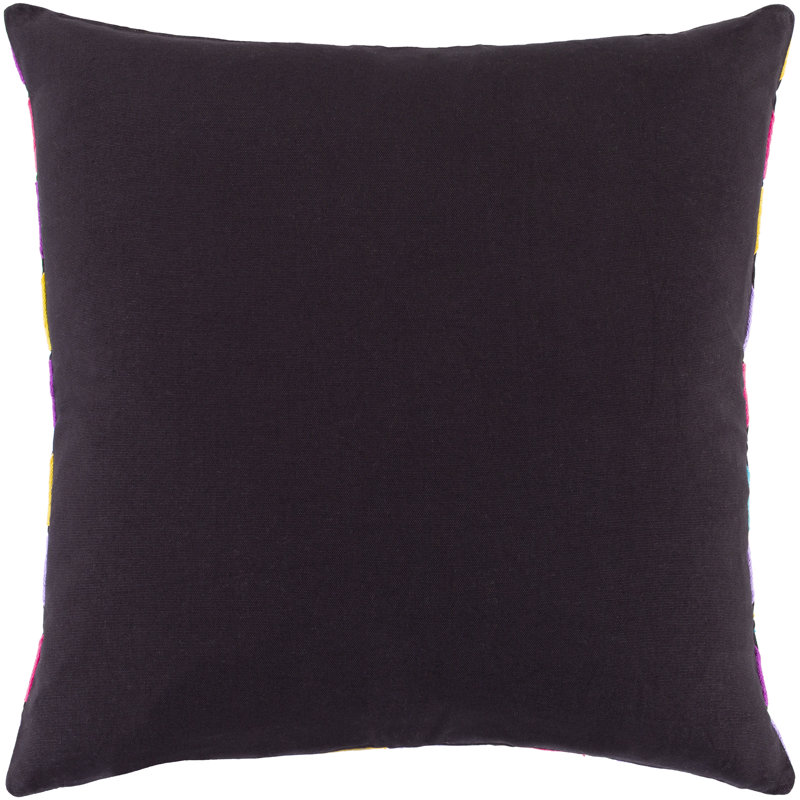  Housse de coussin en coton à motif géométrique 20 po