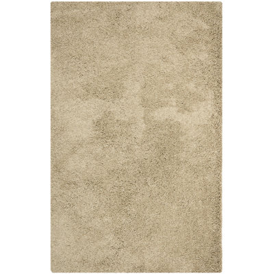 Assar Handmade Tufted Brown Rug