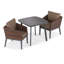 Salino Outdoor 3 - Piece Dining Set with Cushions-1216648078