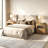 23.6" W Mid-Century Modern Nightstand with 1 Drawer and Built-In Charging Station, Bedside Table for Bed, Sofa, Natural Wood Finish-645494924