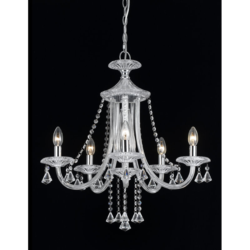 5 - Light Candle Style Chandelier