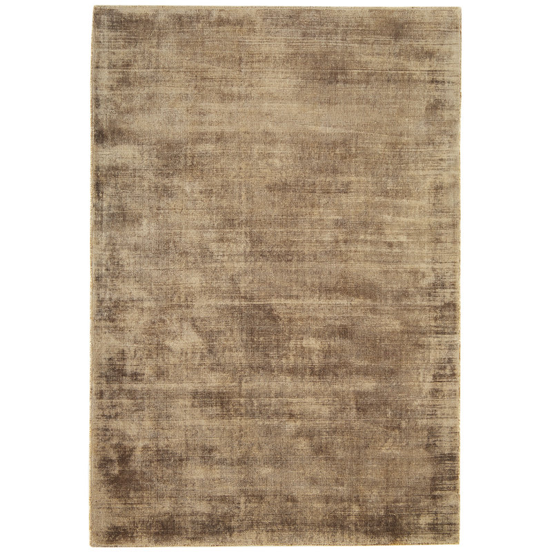 Doris Plain Silky Mocha/Beige Rug, Rectangle 240 x 340cm