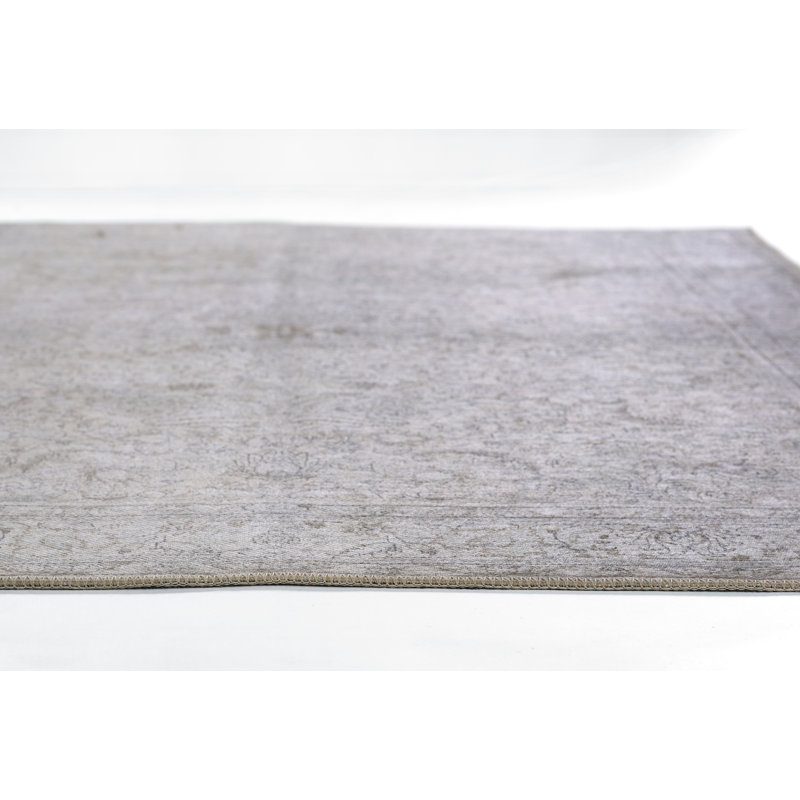Erin Gates by Momeni Dorset Bennington Polyester Grey Area Rug, Rectangle 8' X 10'