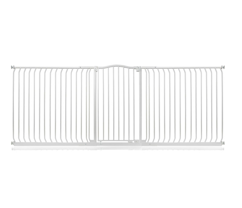 Chanina Safety Gate, 100cm H x 280cm W x 4cm D, White