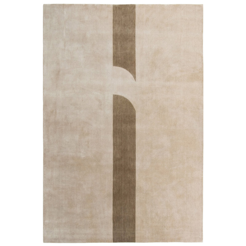 Bhati Hand-loomed Wool Rug, Rectangle 6' x 9'