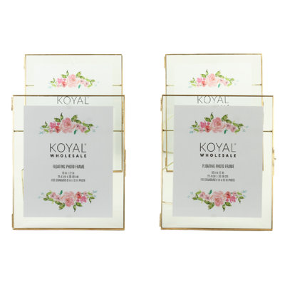 Scituate Glass Gilded Floater Picture Frame
