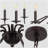 Wicklow Bohemian Farmhouse Iron LED Chandelier-747549267-803211181