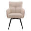 Adelise Swivel Chair Beige-307376127