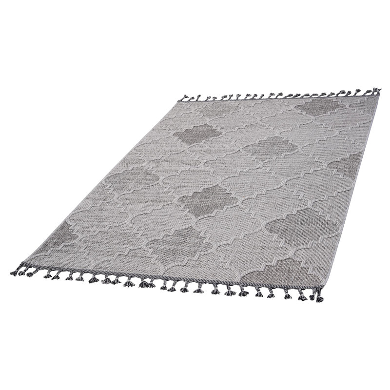 Tapis de couloir intérieur / extérieur 2X8 Gellos, Rectangle 6 pi 7 po x 7 pi 9 po
