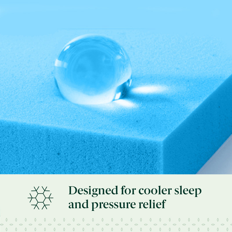 Zinus 10" Plush Cooling Gel Hybrid Mattress, Full, 10"