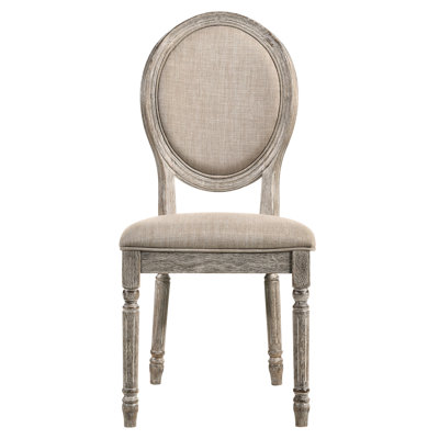 Chaises d'appoint rembourrées brun clair - dossier très grand, pieds en chêne récupéré pour une salle à manger contemporaine et élégante en chêne, dossier classique confortable et chic
