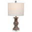 Lampe de table standard brune 24,25 po Kwabena