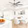 Leisel 65" 6 - Blade Crystal Chandelier Ceiling Fan with Lights and Remote, 6 Speeds Reversible Ceiling Fan