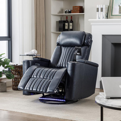 Swivel Recliner (Blue)