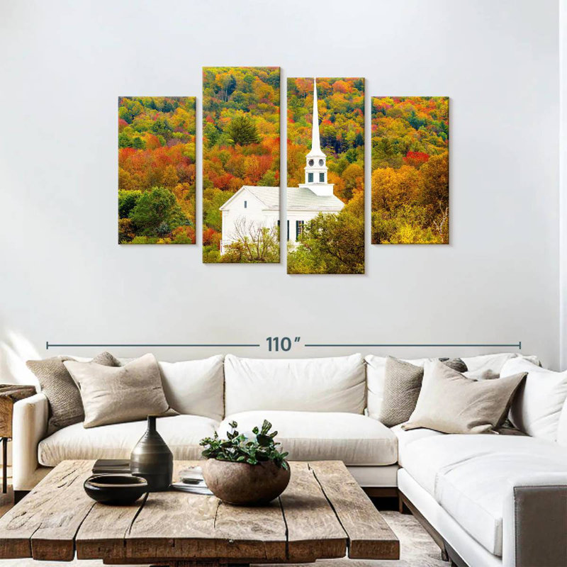 Adella Church in Stowe Autumn Vermont