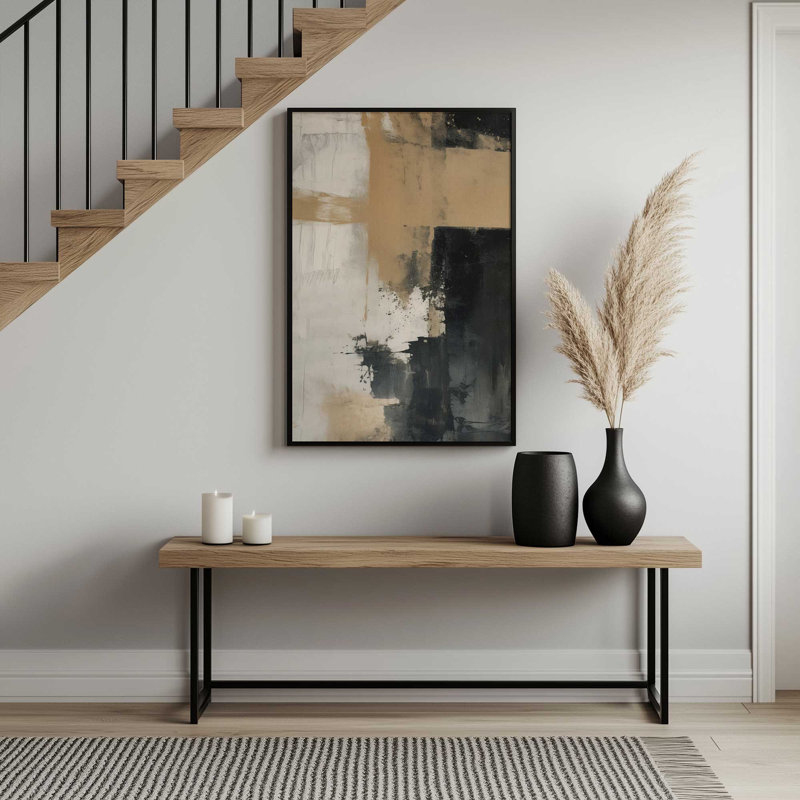 Melancholic Hues Dance I, 21" H x 17" W, Raw Maple Single Picture Framed