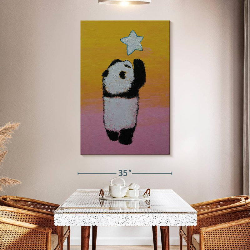 Brampt Panda Star, 51" H x 34" W