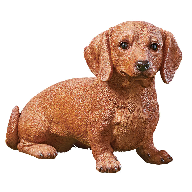 Troutville Dog No Additional Durability Resin Garden Statue