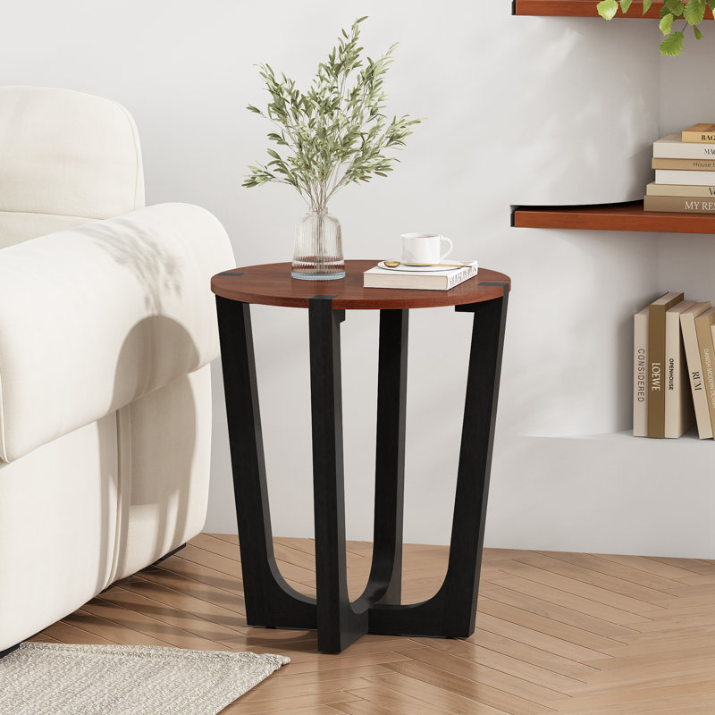 ACACIA SOLID WOOD SIDE TABLE