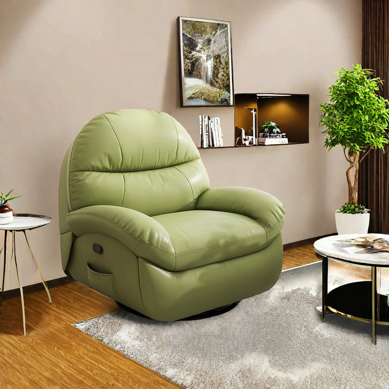 Fauteuil inclinable imperméable résistant aux chats avec finition lisse, Vert
