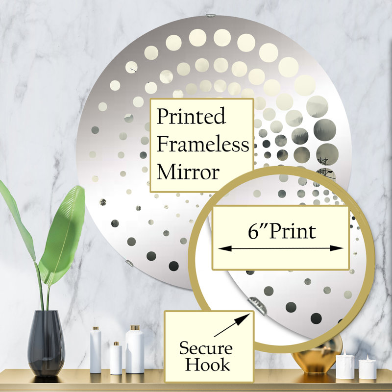 Circle Mirror, 31.4" x 31.4"