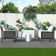 Hudson 3-Piece Patio Sets With End Table