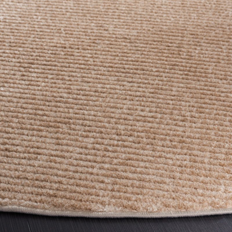 Antenor Power Loomed Polyester Area Rug in Beige, Rectangle 8' x 10'