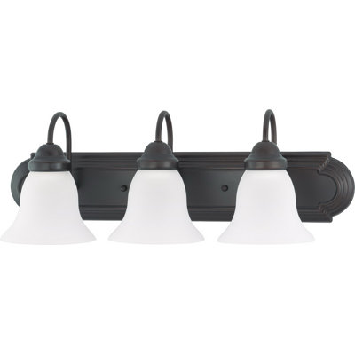 Éclairage pour salle de bain 3 lumières Berchmans