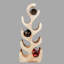 Burruss Solid Wood Tabletop Wine Bottle Rack Brown