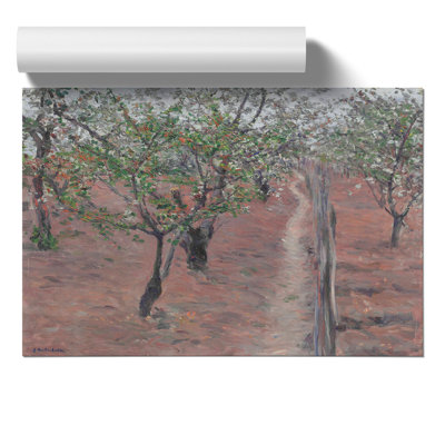 Orchard In Bloom by Gustave Caillebotte - No Frame Painting