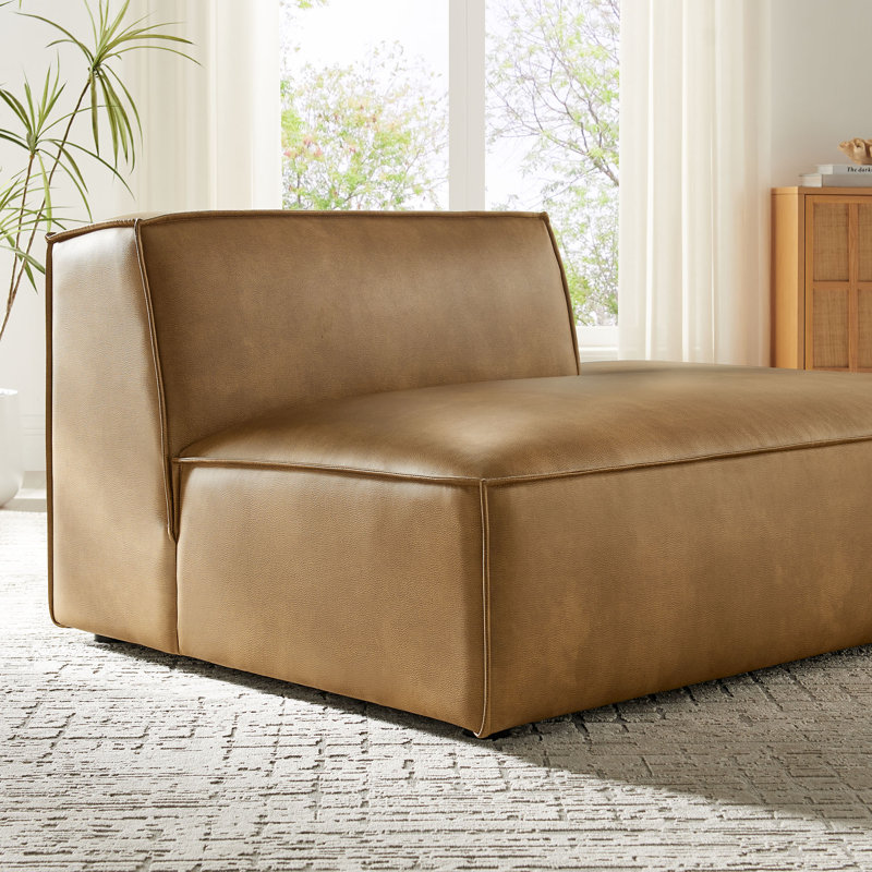Chaise sans accoudoirs modulaire Restore, Face à la droite, Grillé