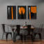 Abstrait aluminium encadré, ensemble de 3 reproductions d'art encadrées sur toile 3-1968466702-1968464794