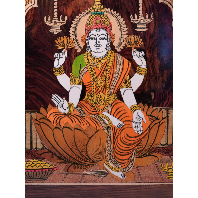Panneau mural 19 po Goddess Lakshmi