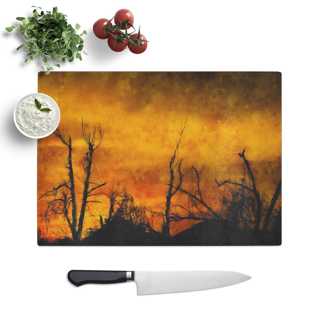 Oklahoma Sunset Painting Chopping Board