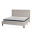 Lit plateforme capitonné Aluino Matelas à ressorts ensachés-829323432-829323447