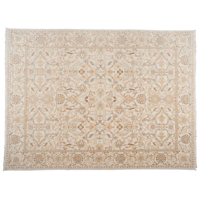 One-of-a-Kind Rectangle 9' X 12' Hand Knotted Area Rug