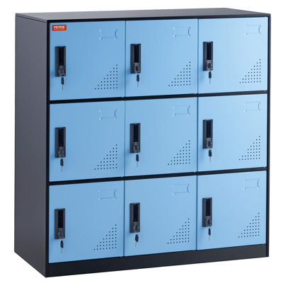 Metal 3 - Tier 35.4'' Employee Locker with Key