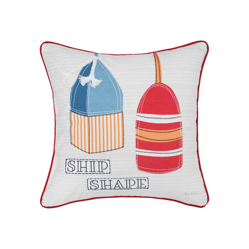 Coussin décoratif en forme de bouée