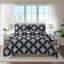Gina Polyester Damask Bedspread with Pillow Shams-1407373905-1407373906