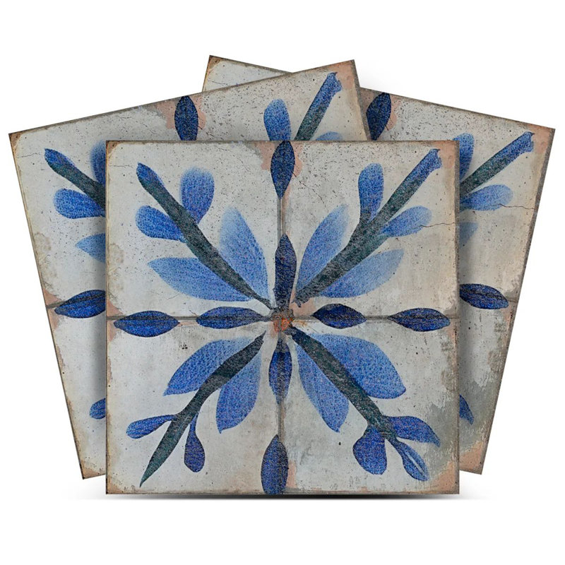 Carreau de mosaïque en vinyle 4 po x 4 po